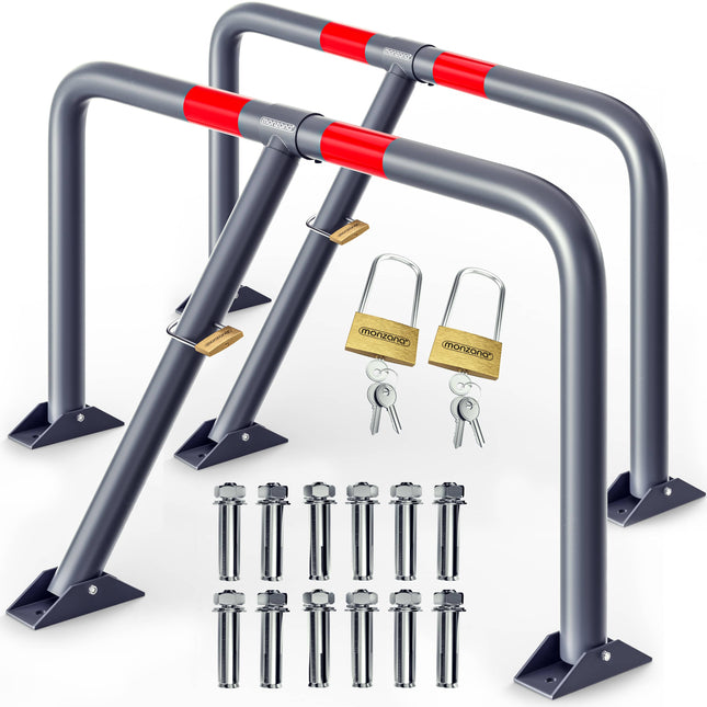 Car park barrier arch set of 2 800x470x440mm