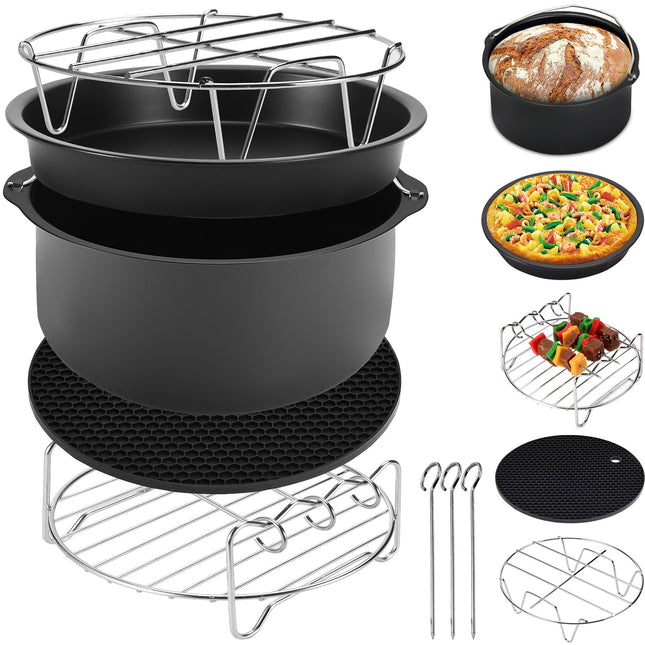 Air Fryer Accessories 8Pcs Set 36L