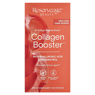 Collagen Booster with Hyaluronic Acid and Resveratrol - 120 Capsules