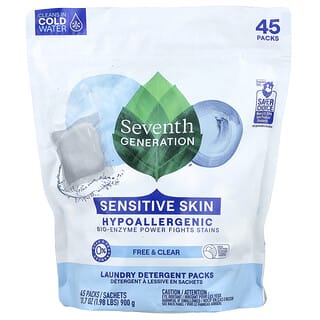 Fragrance-Free Laundry Detergent Packs by Seventh Generation, 45ct