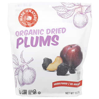 USDA Organic Dried Plums, No Added Sugar, 13 oz (369g)