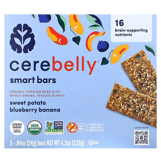 Cerebelly Organic Toddler Bars for Brain Development