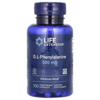 Life Extension D L-Phenylalanine 500mg 100 Capsules