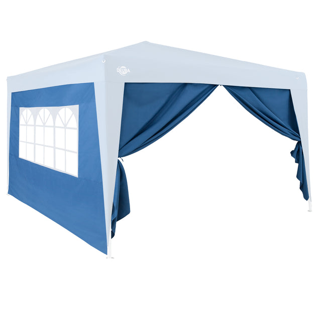 Gazebo Side Panel 2Pcs Set Blue 3x2m