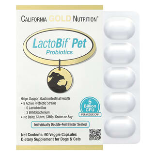 California Gold Nutrition Pet Probiotics for Healthy Digestion | 5 Billion CFU