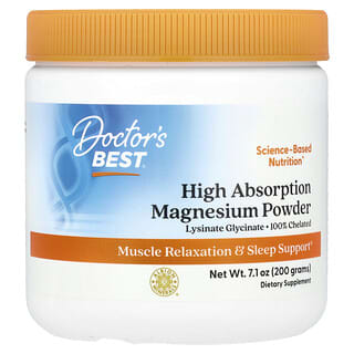 Doctor's Best High Absorption Magnesium Powder, 7.1 oz (200g)