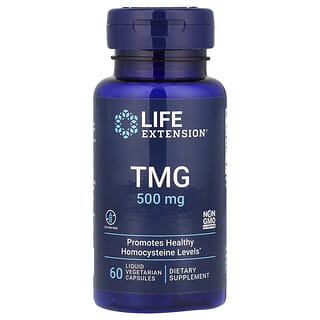 Life Extension TMG Supports Cardiovascular Health 500mg, 60 Capsules