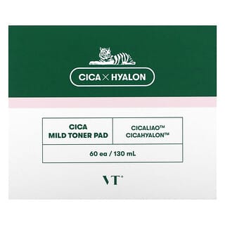 VT Cosmetics Cica Mild Toner Pad for Soothing & Hydrating Skin
