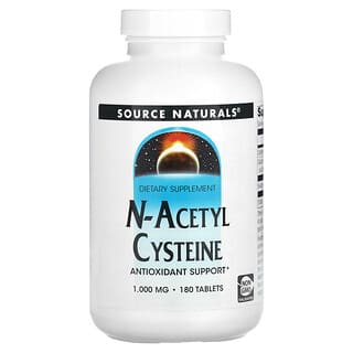 N-Acetyl Cysteine Supplement for Antioxidant Support - 180 Tablets
