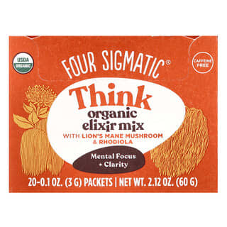 Caffeine-Free Focus Boost with Lion's Mane & Rhodiola by Four Sigmatic