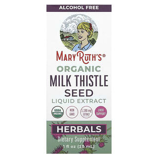 MaryRuth's Organic Milk Thistle Seed Liquid Extract - 1,190 mg - 1 fl oz (30 ml)