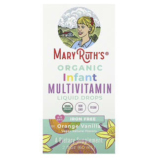Organic Infant Multivitamin Drops | Iron Free, Vegan, 6-12 Months