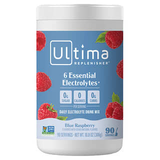Ultima Replenisher - Electrolyte Mix, Blue Raspberry, 11.1 oz (315g) | Keto Friendly