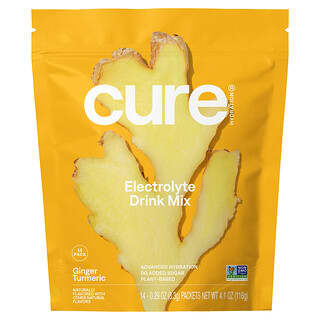 Ginger Turmeric Hydration Packets | Electrolyte Mix | Cure Hydration