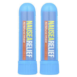 Natural Nausea Relief Inhaler, 2 Pack - Non-Drowsy & All-Natural