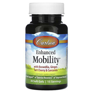 Carlson Enhanced Mobility 30 Soft Gels for Joint Support & Recovery