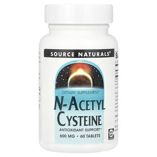 N-Acetyl Cysteine Supplement, 600 mg, 60 Tablets for Antioxidant Support