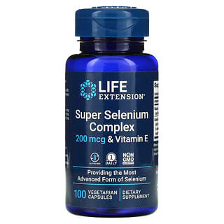 Super Selenium Complex & Vitamin E for Longevity Support - 100 Capsules