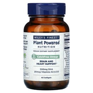 Wiley's Finest CatchFree Omega 3 Softgels for Brain & Heart Health