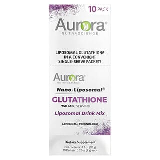 <strong>Aurora Nutrascience</strong> Glutathione Supplement - Liposomal Drink Mix for Cellular Health
