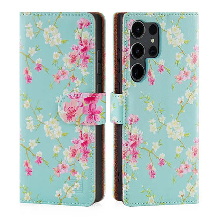 32nd Floral Series 3.0 - PU Leather Case Cover for Samsung Galaxy S23 Ultra