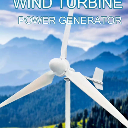 20KW Wind Turbine + Hybrid Controller, Wind Start-up: 2 m/s, Design Life: 20 Years, Free UK Ship