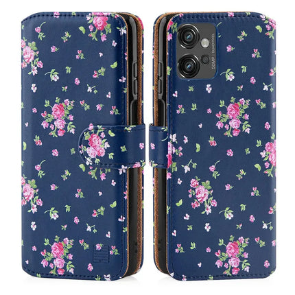 32nd Floral Series 3.0 - Design PU Leather Book Wallet Case Cover for Motorola Moto G32