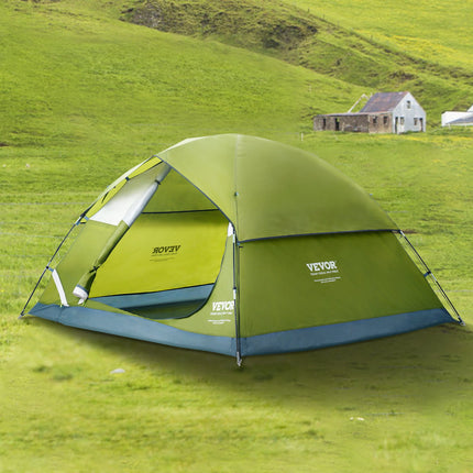 Camping Tent, 7 x 7 x 4 ft Fit for 3 Person, Waterproof Lightweight Backpacking Tent