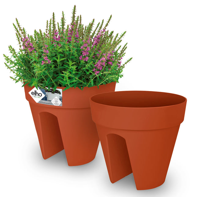 Terracotta flower pot set of 2 285x255cm