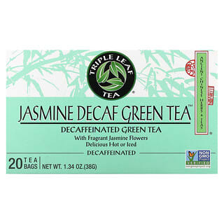 Decaffeinated Jasmine Green Tea - 20 Tea Bags - Non GMO
