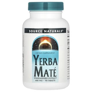 Boost Energy with Source Naturals Yerba Mate 600mg, 90 Tablets