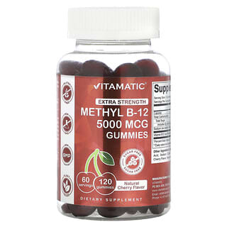 Boost Energy with Vitamatic Methyl B-12 Gummies