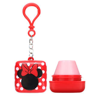 Minnie Mouse Lip Balm Keychain by Lip Smacker - Soothing Cotton Candy Flavor