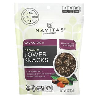 Organic Cacao Goji Power Snacks by Navitas Organics, 8 oz