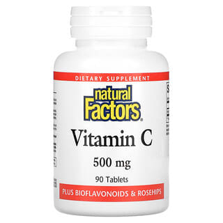 Natural Factors Vitamin C 500mg 90 Tablets - Boost Immunity