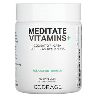 CodeAge Relaxation Formula Vitamins+ for Stress Relief, Focus & Sleep - 60 Capsules