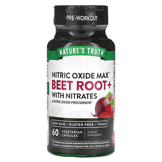 Boost Nitric Oxide with Beet Root & Nitrates - 60 Vegetarian Capsules