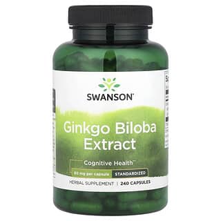 Swanson Ginkgo Biloba Extract - 60mg, 240 Capsules