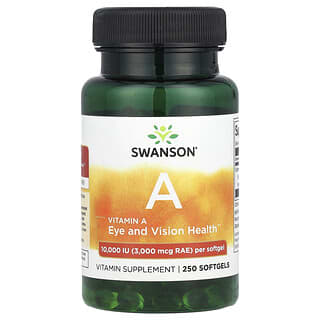 Swanson Vitamin A Supplement 10,000 IU for Eye Health