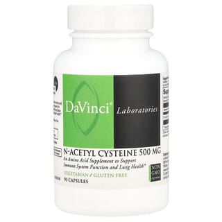 DaVinci Labs N-Acetyl Cysteine Supplement 500mg for Immune System & Lung Health