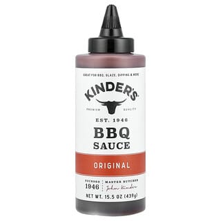 Kinder's Award-Winning Mild BBQ Sauce, Gluten Free, 15.5 oz (439 g)