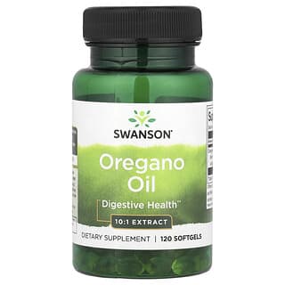 Swanson Oregano Oil 120 Softgels for Digestive Health and Immune Function