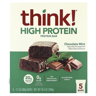 Indulge in Chocolate Mint Bliss with Think! High Protein Bars