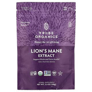 Lion's Mane Brain Booster by Tribe Organics for Focus & Clarity