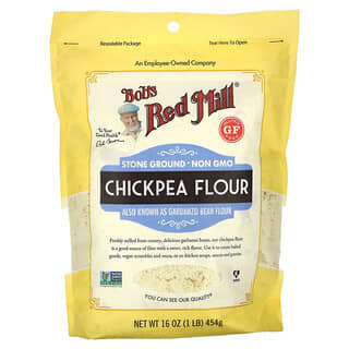 Gluten Free Chickpea Flour by Bob's Red Mill, 1 lb (454g)