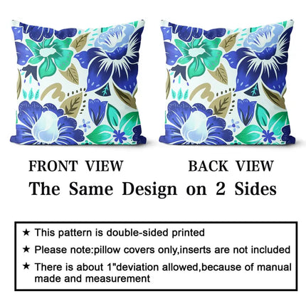 Snylcce Set of 2 Decorative Cushion Covers 50x50 cm