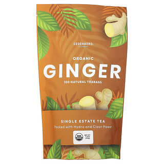 Cederberg Tea Co Organic Ginger, Caffeine Free, 220g, 100 Tea Bags