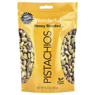 Honey Roasted Wonderful Pistachios No Shells 5.5 oz