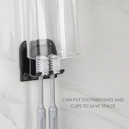 Linkidea Wall Mounted Toothbrush Holder, 2 Slots