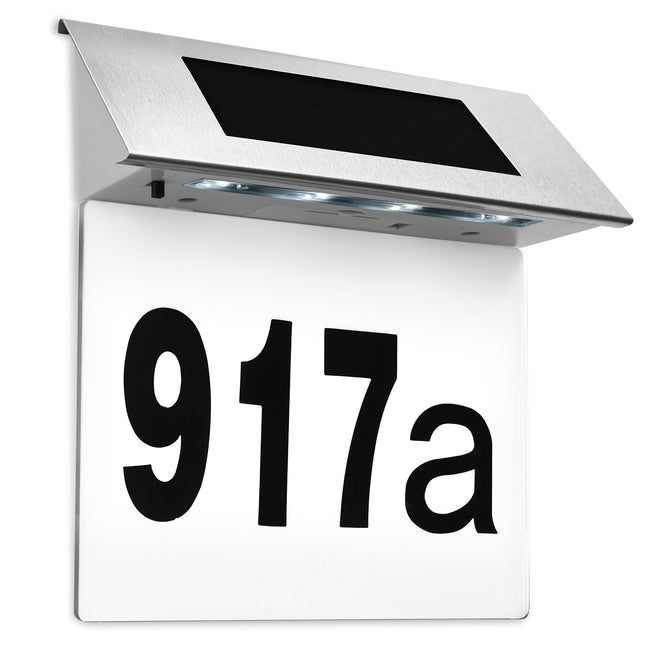 Solar House Number Transparent